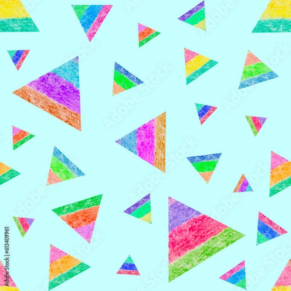 Obraz geometric pattern with triangles