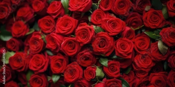 Obraz Red Roses Wallpaper Tło