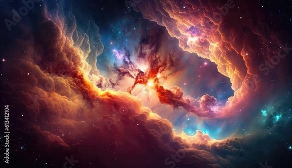 Fototapeta Galaxy in outer space