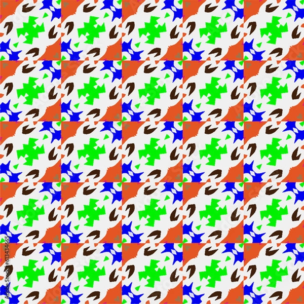 Fototapeta Seamless diagonal pattern. Repeat decorative design. Abstract texture for textile, fabric, wallpaper, wrapping paper. 