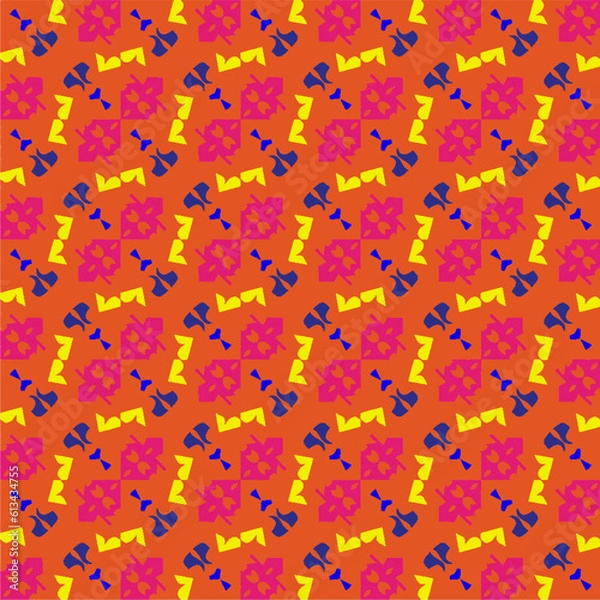 Fototapeta Seamless diagonal pattern. Repeat decorative design. Abstract texture for textile, fabric, wallpaper, wrapping paper. 