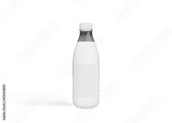Fototapeta Milk bottle packaging mockup