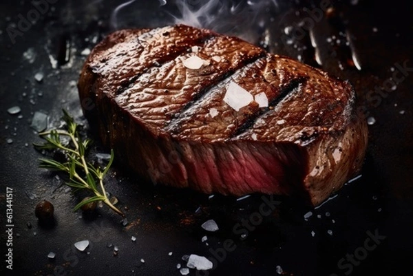 Fototapeta Premium grill steak 