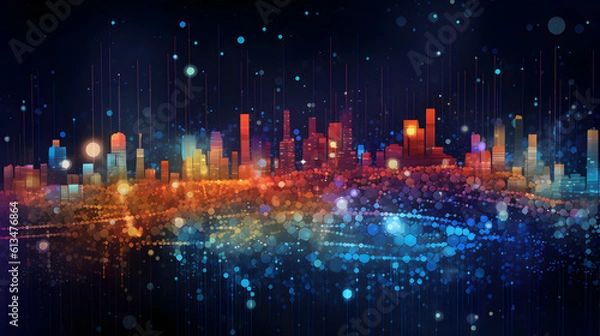 Obraz IoT and Data Visualization