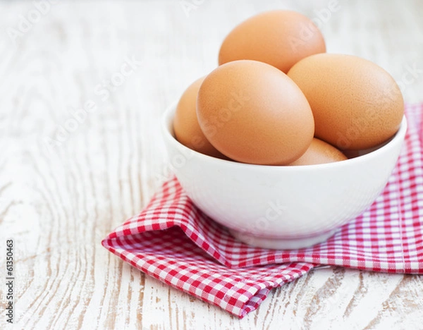 Obraz Eggs in bowl