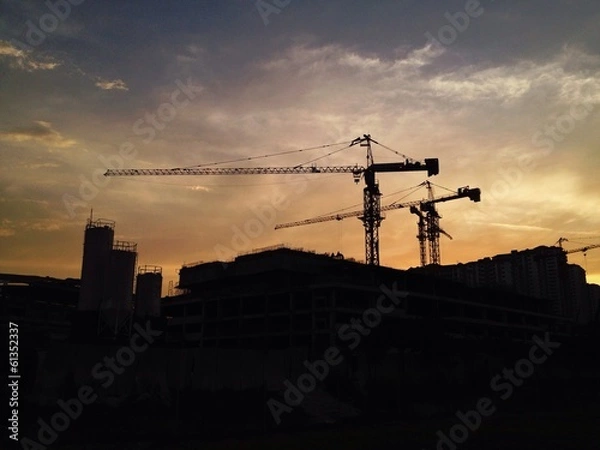 Fototapeta Construction crew