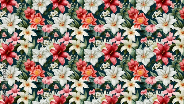 Obraz Flowers Background (Generative AI)