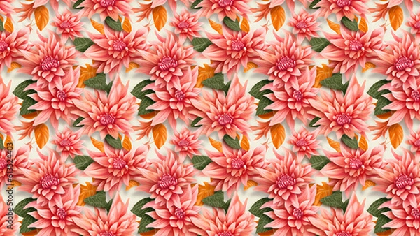 Obraz Flowers Background (Generative AI)