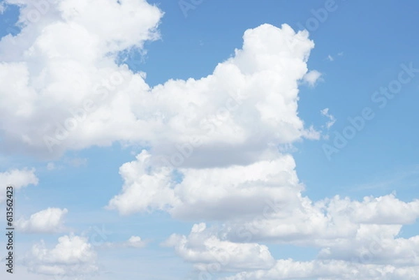 Obraz 雲が浮かぶ青い空