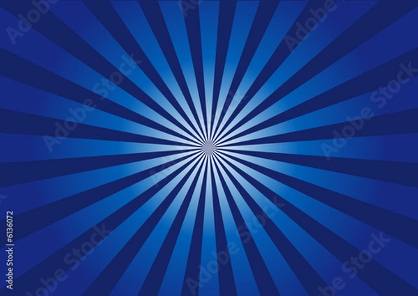 Obraz sfondo raggi blu