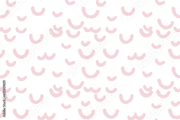 Fototapeta Seamless pattern with hand drawn abstract shapes