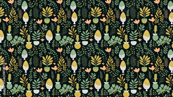 Obraz Plants background (Generative AI)