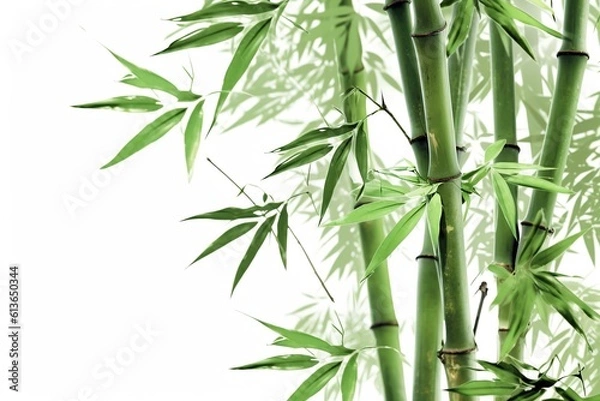 Fototapeta bamboo branches. Generative ai