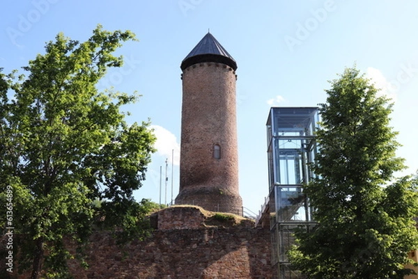 Obraz Burg Nohfelden im Saarland.