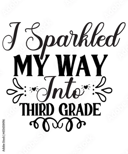 Obraz Back to School Svg Bundle, Teacher Svg Png, First Day of School Svg Png, Retro School Tshirt Designs, Svg Png Files for Cricut Sublimation