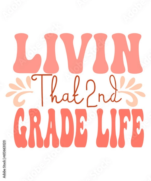 Fototapeta School Grade Bundle, School Gaming Bundle, First Day Of School Bundle, Retro School Bundle Png, PNG file for Sublimation