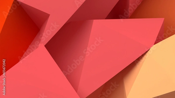 Obraz Abstract modern wallpaper with polygonal shapes and pastel colors