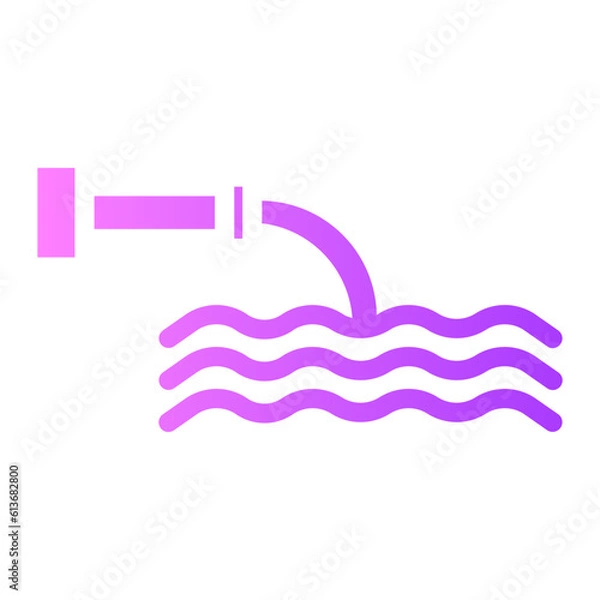 Fototapeta sewer icon 