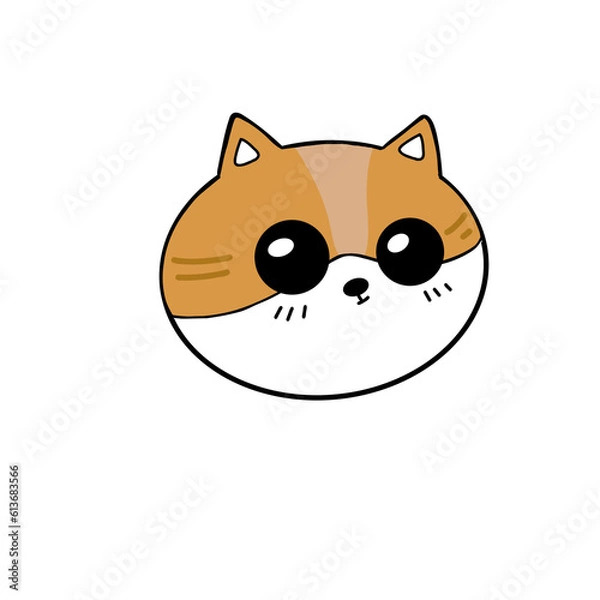 Obraz Face cat character 
