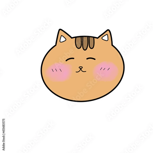 Obraz Face cat character 