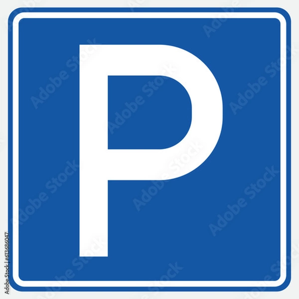 Obraz No Parking (P-3a), Traffic Sign