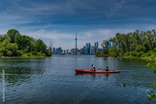 Fototapeta Toronto City View from Islands