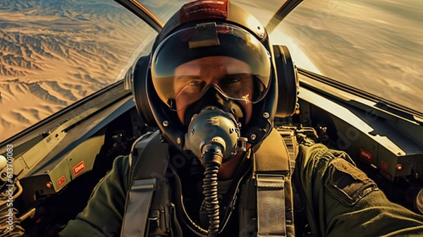 Fototapeta Fighter Pilot