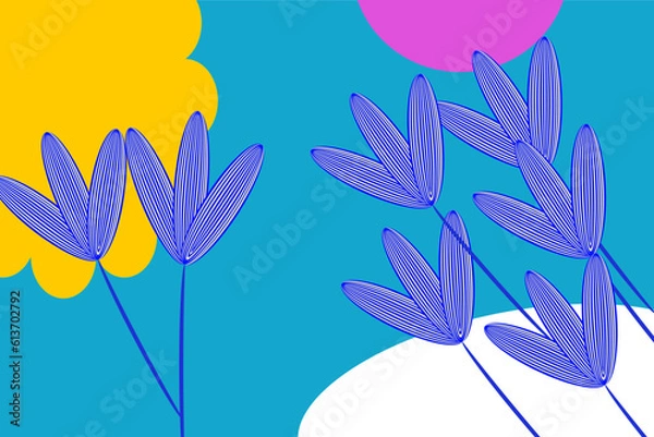 Obraz tulips in the wind