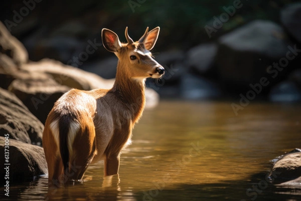 Obraz deer in the zoo