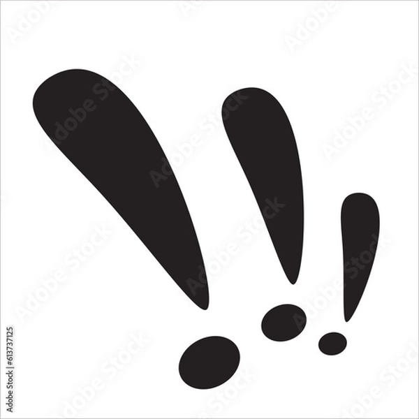 Obraz 3 Attention Symbols