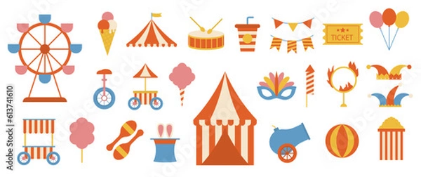 Obraz Playful Carnival and Fair Element 2