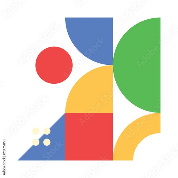 Obraz Abstract Bauhaus Shape