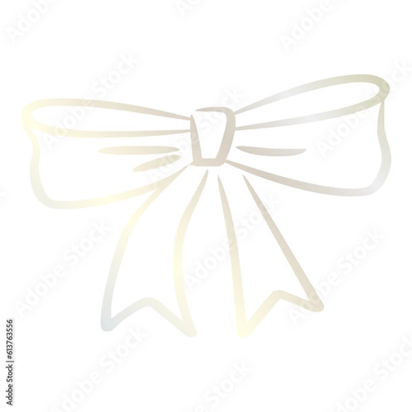 Obraz Ribbon silver png . write ribbon