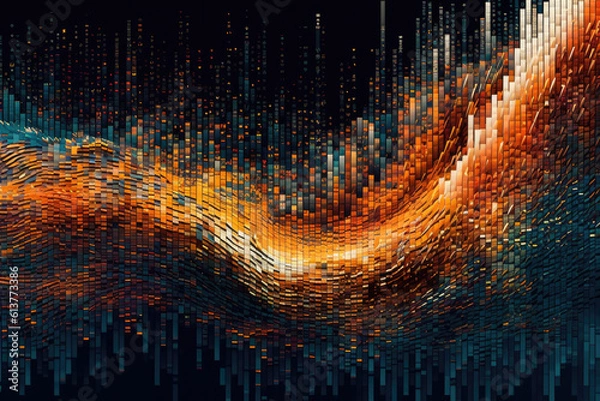 Fototapeta Large Language Models - Generative AI illustration