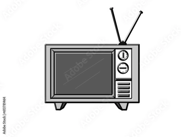 Obraz retro tv set