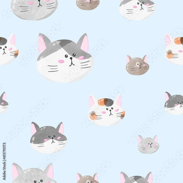 Obraz Pattern Little fat cat