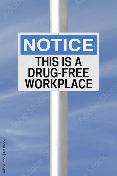 Obraz Drug-Free Workplace