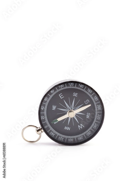 Fototapeta Compass isolated on white background