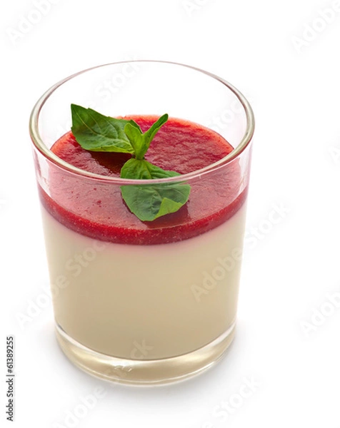 Obraz Panacota italian dessert