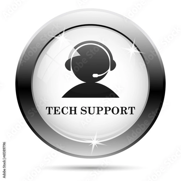 Fototapeta Tech support icon