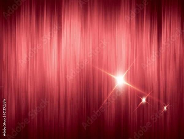 Fototapeta Red space with bright stars. Concept abstract art background and image processing design.