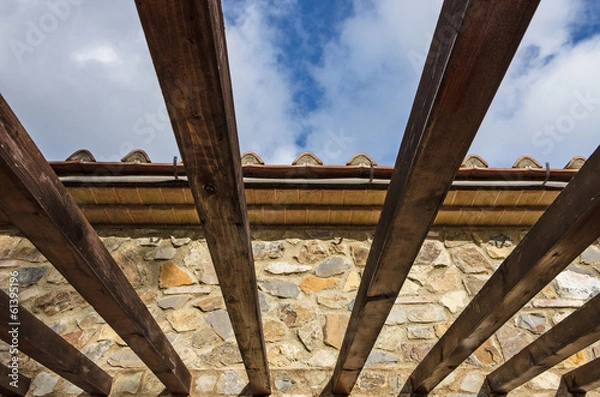 Obraz Wooden pergola