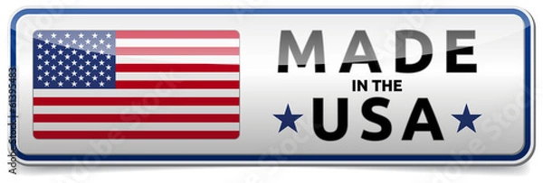 Obraz USA flag - Made in America