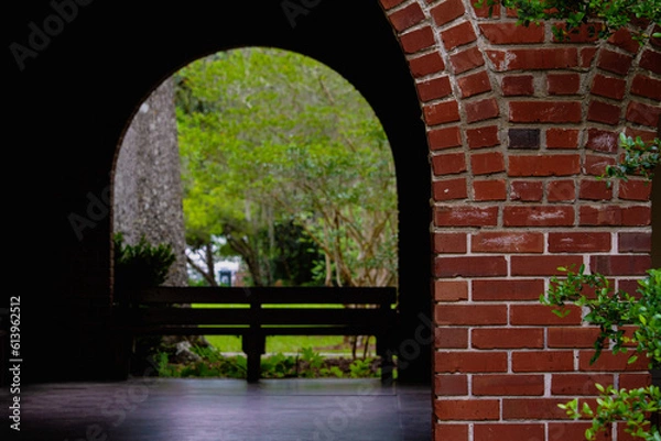 Obraz window in the garden