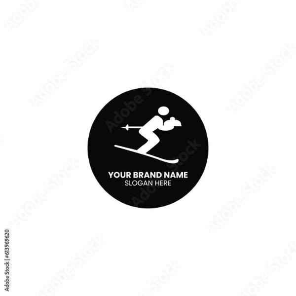 Obraz Creative restaurant logo design and Vector Illustration