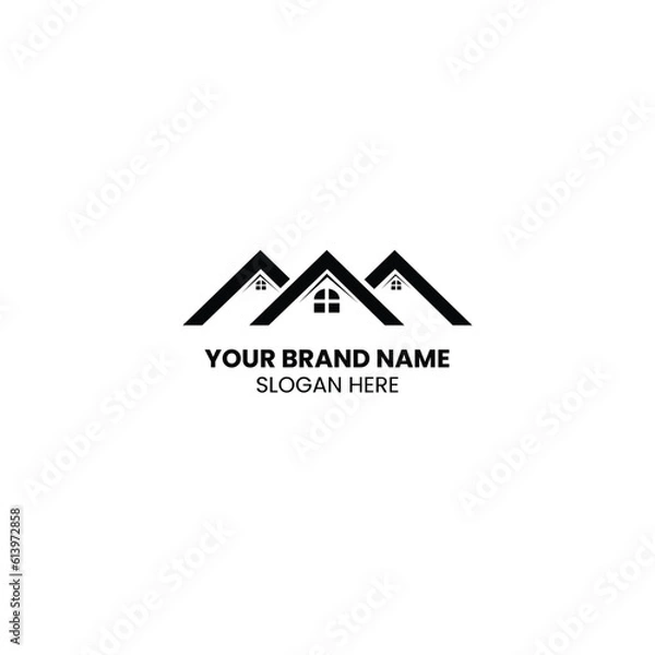 Obraz real estate vector logo design