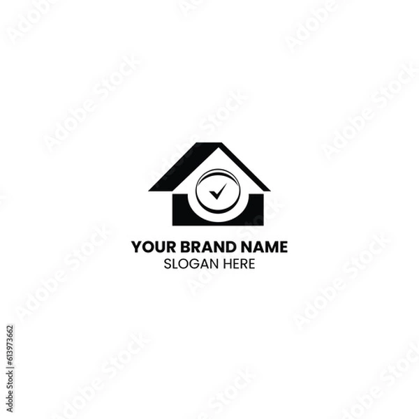 Obraz real estate vector logo design