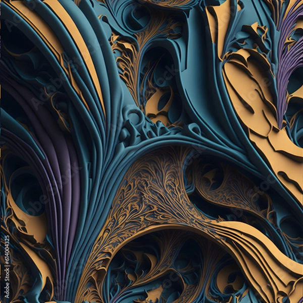 Fototapeta abstract background. AI generated