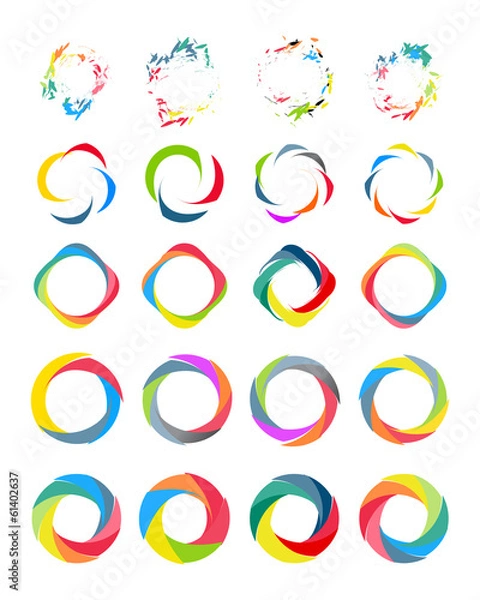 Obraz Color circle set