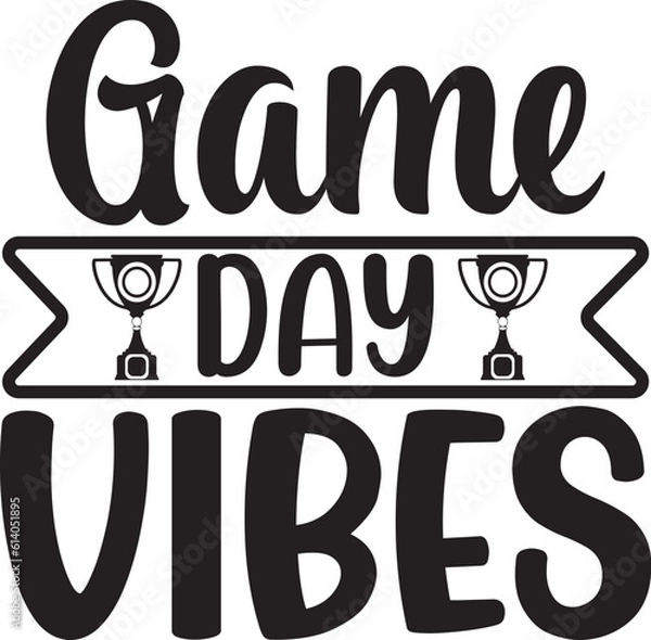 Obraz game day vibes